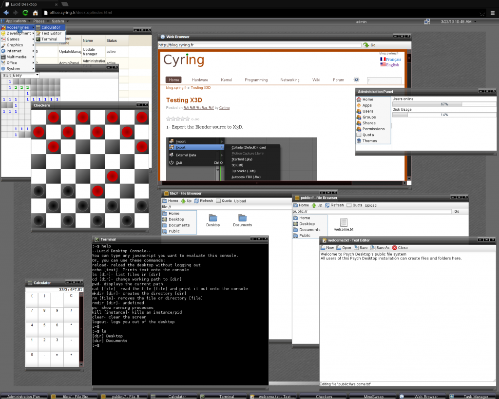 CyrIng - Lucid Desktop